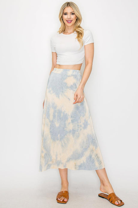 Pleated Tie Dye Skirt - MUTCCI